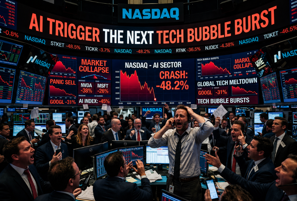 AI Trigger the Next Tech Bubble Burst Adrian Vanzyl