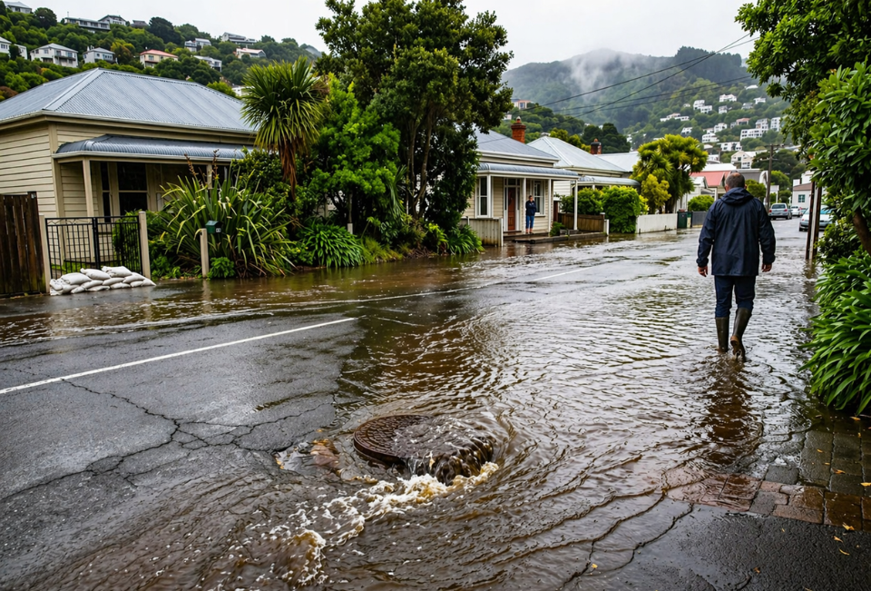 Adrian Vanzyl Flooding Concerns in Wellington