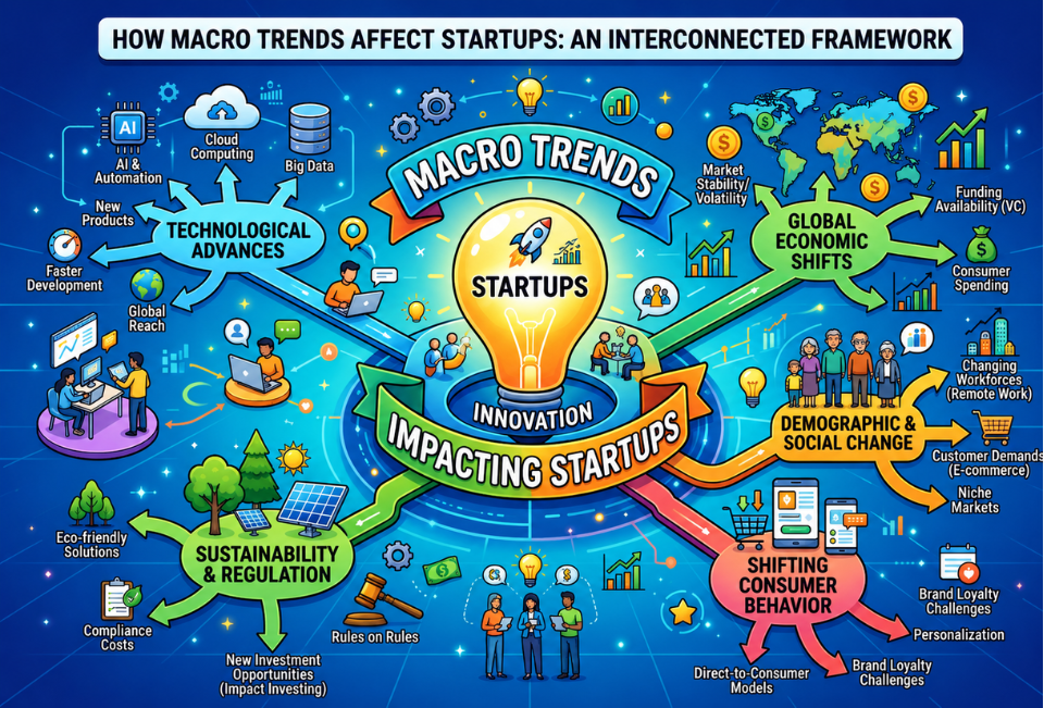 's View on Macro Trends Affect Startups