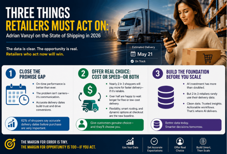 Three Things Retailers Must Act On: Adrian Vanzyl on the State of Shipping in 2026