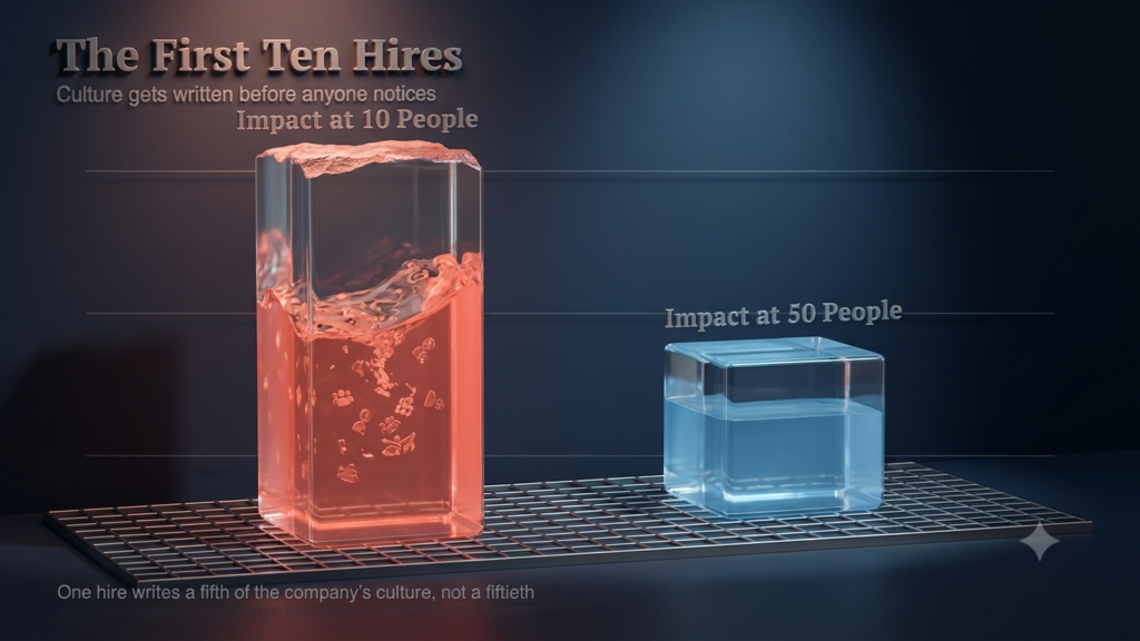First ten hires shape company culture