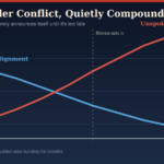 Founder alignment falling as tension rises
